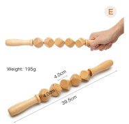 Träterapi Anti-Celluliter Massageapparat Gua Sha Djupvävnadsverktyg Avslappnande Kroppsmassageapparat Ansiktslyft Maderoterapi Roller~00497