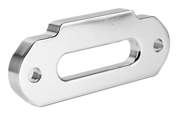 Hawse Fairlead 25004000lbs Vinsch Syntetiskt Rep Växlingsguide Aluminium 124mm Hålavstånd