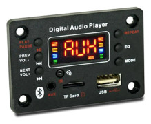 12V trådlös Bluetooth 5.0 MP3 WMA-dekoderkort Bil eller USB TF F