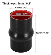 51mm/63mm/76mm/89mm/102mm ID Rak Silikonreducerarslang Silikonslang Koppling Intercooler Rör 102mm Längd