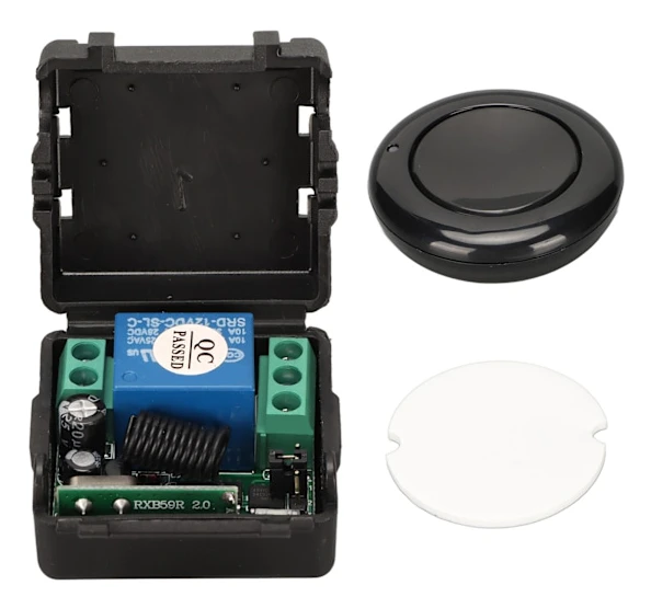 Remote Control Relay Switch 12V Single-Way Wireless Remote Control Switch for Access Control Lighting