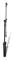 vidaXL Adjustable Microphone Stand Black
