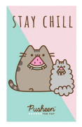Pusheen Stay Chill handduk & ansiktshandduk 30×50 cm