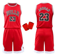 Baskettröjor, basketkläder för barn, basketlinne för barn och basketshorts för barn Röd, nr 24 ärmlös baskettröja för barn Vuxen, L