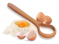 13-tums dansk degblandare – En träblandare för surdegsbrödsbakning – Traditionell holländsk blandare