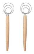 Traditionell dansk degvisp, handmixer för bröddeg, verktyg för hantverksmässig brödbakning