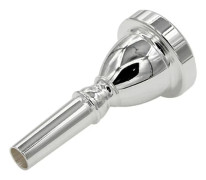 Tuba munstycke, silverpläterat basmunstycke