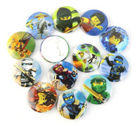 12-pack Cartoon Tinplate Badges Animation#