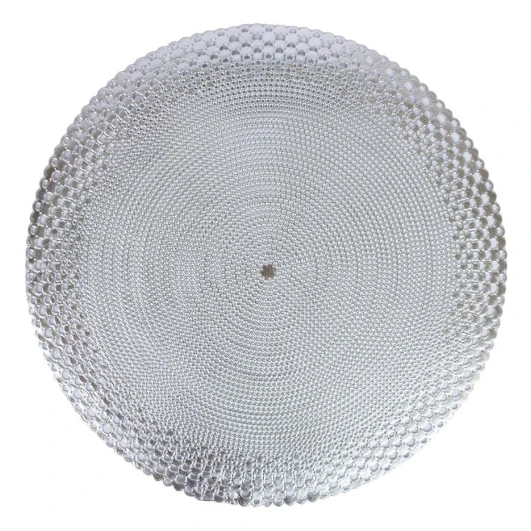 Bordsunderlägg BUBBLAR D38cm, silver
