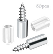 50 hyllstödsspikar, hyllstift i trä - lämpliga för skåp- och garderobsmöbler (26 mm)