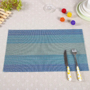 Placemats Set om 4, Vinyl Bordsunderlägg, Värmebeständiga Fläckbeständiga Vikbara Placemats, Tvättbara Avtorkningsbara Underlägg för Köksmatbord Deco