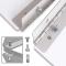 50 st Chicago-skruvar 5 mm Bokbindning Silver Spiknit-kit