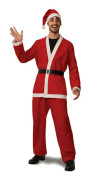 Vuxna jultomtens juldräkter Långärmade outfits red
