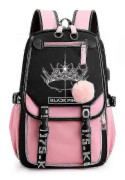 Blackpink Backpack Laptop Bag School Bag Bookbag With Usb Chargingheadphone Port -1 style 1