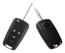 4 Knappar Bilnyckelskal För Opel/Vauxhall För Astra J Zafira B C Insignia Mokka Adam Cascade Karl Corsa Meriva