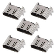 Ps4 Hdmi Port Ps4 Hdmi Port Ersättningssats Aluminiumlegering Silver 5 Styck Hdmi Port Interface Kontaktuttag För Sony Playstation 4 Ps4 1000 1100 1200