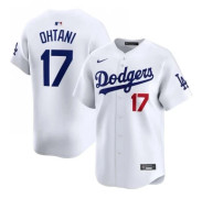 Herrarnas Los Angeles Shohei Ohtani DODGERS Vit Hemmaströja med Begränsad Spelare Kostym XL