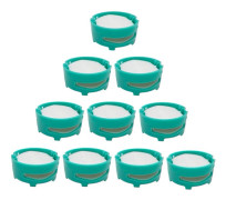 10-pack Doftneutraliserande Patroner för Dammsugare AZ3002 HZ3002 IZ862H IZ562H 1541FC3000 Ersättningskassetter