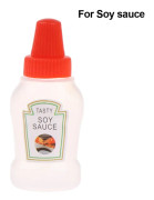 Mini portabel liten såsbehållare Tomatssåssalladsdressing Soy sauce