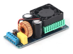 Högfrekvent 500W Digital Förstärkarkort Modul DC58-70V IRS2092S