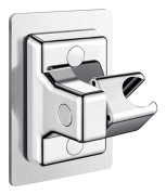 Wall-mounted shower bracket 360° without drilling Silver model Silvermodell