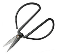 Nostalgiska saxar i gjutjärn 17cm x 9cm Svart Brun Bonsaisax