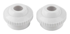 2-pack 1,5 tums roterbar massage-munstycke i rostfritt stål för pool och spa, returmunstycke
