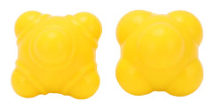 2 st Oregelbundna Agility Trainer Bollar Hand-Öga Koordination Gummi Reflex Träningsboll