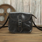 Violette - Nytt mode koreansk version Wild Head Layer Kohud Läder Damväska En Axel Crossbody Äkta Läder Liten Minimalistisk Ryggsäck Vintage