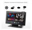 LCD Color Screen Digital Backlight Snooze Alarm Clock Weather Forecast Stat J Wa
