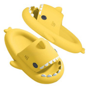 WJ Roliga Hajtofflor för Bad Dusch Halkfria Utomhus Par Sommarsandaler för Män Kvinnor 2- gul 25.5~27.5 cm[CO]