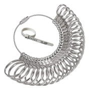 0-13 Ringmätare Mätverktyg Set Metall Ringmätare Metall Ringmått Fingermätare & Ringdorn