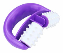 1 st Blå D-typ Fett Roller Kontroll Massageapparat Celluliter Ben Mage Nacke Skinkor Snabb Anti Celluliter Ansiktslyft Massage Roller~04144