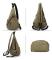 Unisex Bröstväska Herr Dam Ryggsäck Sling Bag Canvas Axelväska Satchel Crossbody Väska För Affärer Universitet Skola Cykling Camping Resa Dag