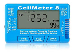 RC Cellmeter 8 Digital Batterikapacitetskontrollör Testare Spänningstestare för Li-Ion NiMH Nic