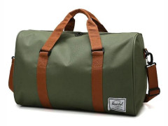 Resväska för korta resor Messenger Bag Handbag Stor kapacitet Sport Fitness Klädförvaring Väska Grön