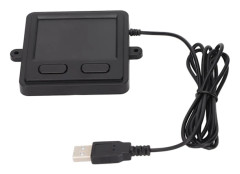 USB Kabelansluten Kompakt Trackpad 2 Knappar Bärbar Touchpad för Bärbara Datorer Stationära Datorer