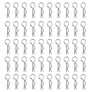 50 st R-clips R-formade stift RC-delar Tillbehör Passar för 1/10 HSP RC-bil Modell Silver