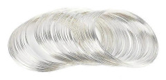5x100 st Stål 0,6 mm Hantverkstråd Smyckestillverkning DIY Spole Tillbehör Gyllene
