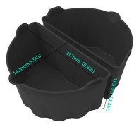 Slow Cooker Liner Slow Cooker Separator SVART black