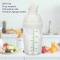Salladsdressing Shaker Behållare Hemgjord Salladsdressing Flaska Mixer Mät Dressing Häll Mjukt Grepp 200ml