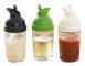 Salladsdressing Shaker Behållare Hemgjord Salladsdressing Flaska Mixer Mät Dressing Häll Mjukt Grepp 200ml