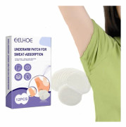 12 st Svettskydd Antiperspirant Underarm Armpit Skyddande Plåster Färska Engångs