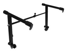 Universaladapter Musik Keyboard Dubbel Nivå Keyboardstativ Plattformstativ Digitalpiano X Stativ