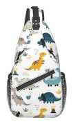 AF01046 Llama Barnslig Utomhus Crossbody Axelväska Rese Sling Ryggsäck Bröstväska för Vandring Axel Dagväska -HK1106