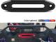 10 tum 12000 vinschrep guide hawse aluminium fairlead för offroad 4WD rep silver rep guide tråd