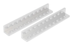 10-håls L-formad balk aluminium 3103-0010-0088 Industrirobottillbehör 12x12x88mm
