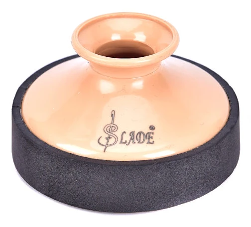 Altsaxofon Mute ABS Sax Mute Ljuddämpare wood color