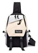 Chest Packs Axelväska SVART VIT SVART VIT black white
