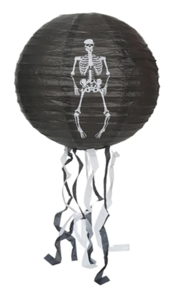 Halloween Papperslykta Häxa Spindel Skelett Fladdermus Olika Stilar Skräck Scen Layout Pumpa Lykta Halloween Utomhus 20cm,E